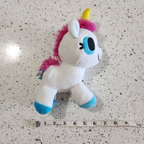 Bark Bob the Barking Unicorn Squeaky Plush Dog Toy sz M/L - Picture 9 of 9